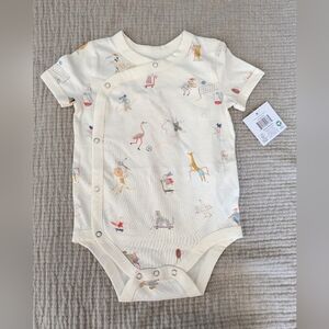 NWT Pehr Short Sleeve Kimono One-Piece - Jungle Gym / 6 - 12 mos